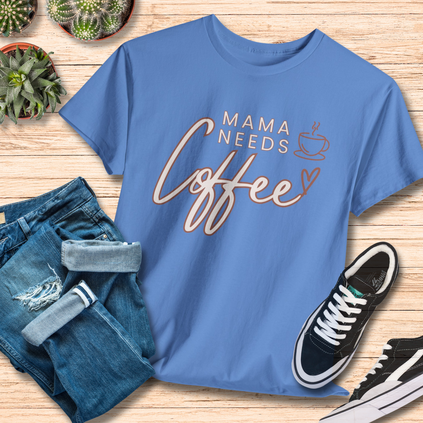 Cute Mama Needs Coffee Shirt / Perfect for Busy Moms