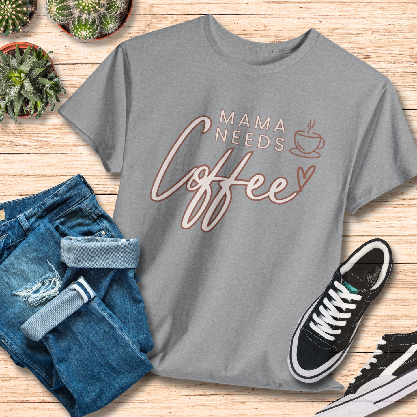 Cute Mama Needs Coffee Shirt / Perfect for Busy Moms