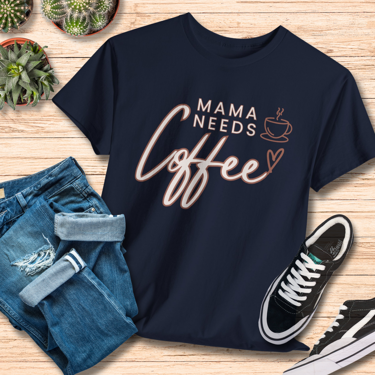 Cute Mama Needs Coffee Shirt / Perfect for Busy Moms