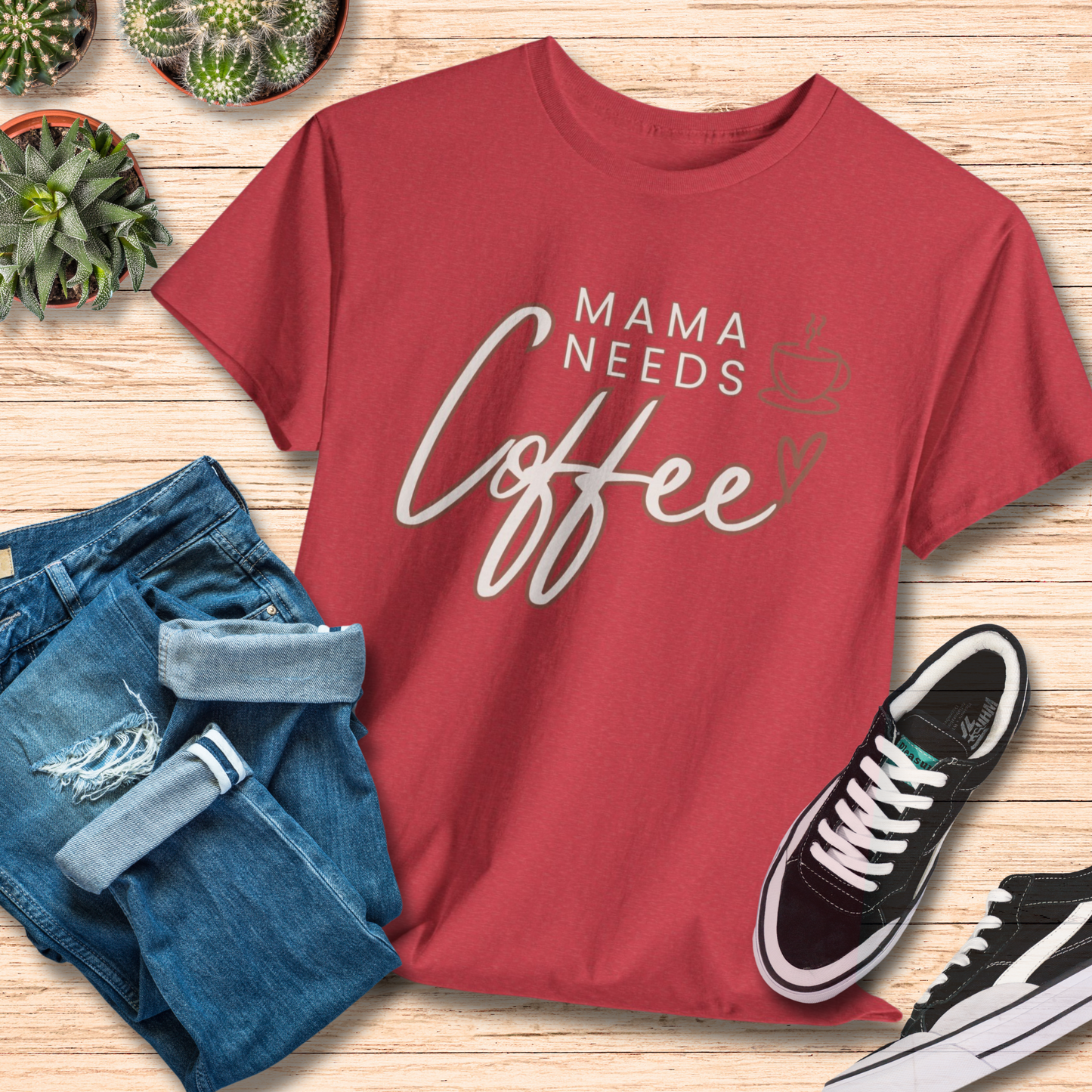 Cute Mama Needs Coffee Shirt / Perfect for Busy Moms