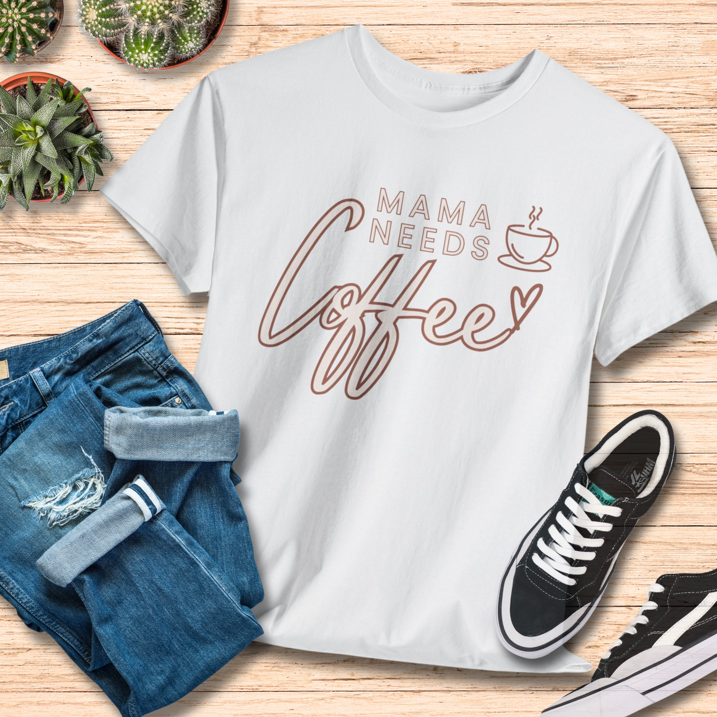 Cute Mama Needs Coffee Shirt / Perfect for Busy Moms