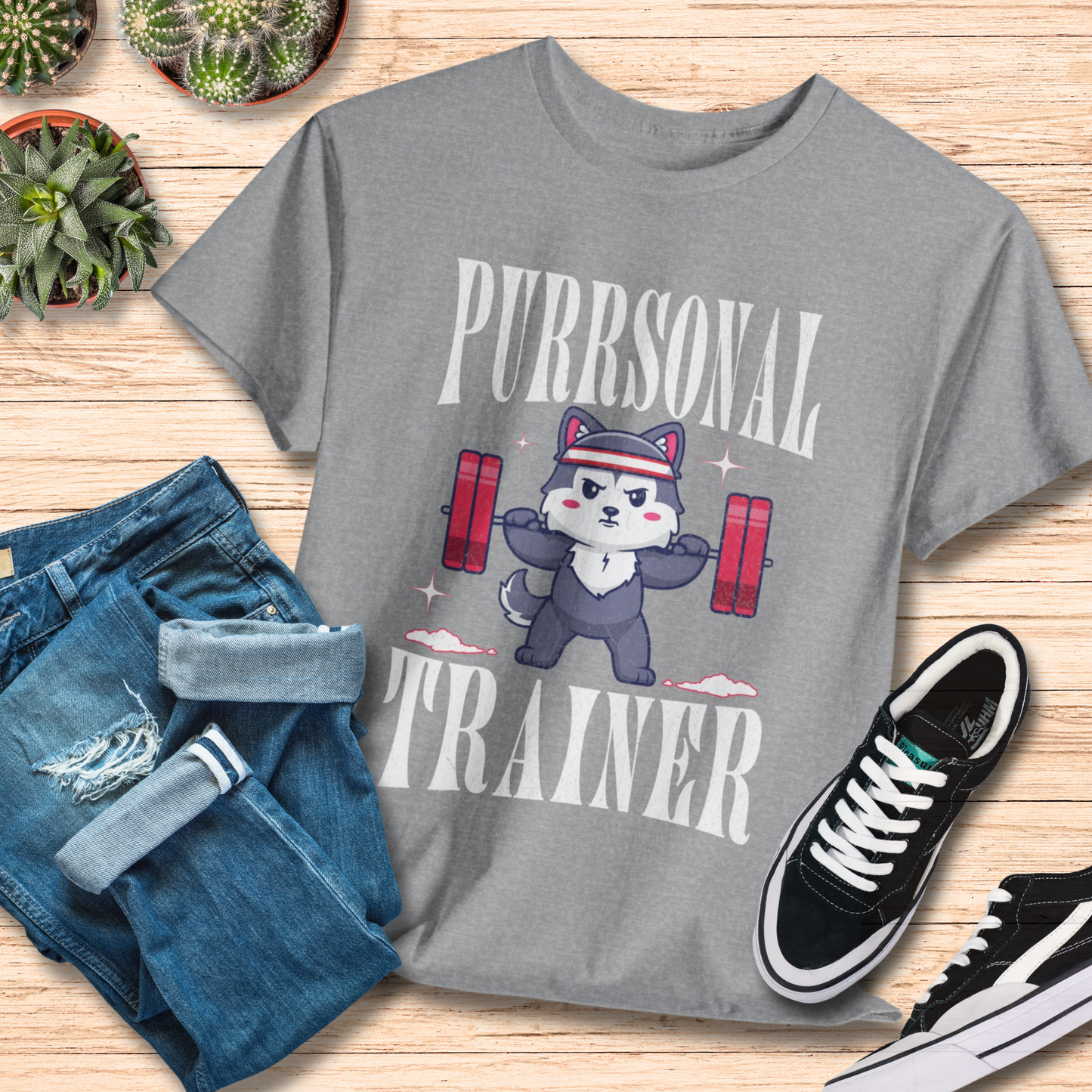 Purrsunal Trainer T-Shirt / Cat Lover Tee