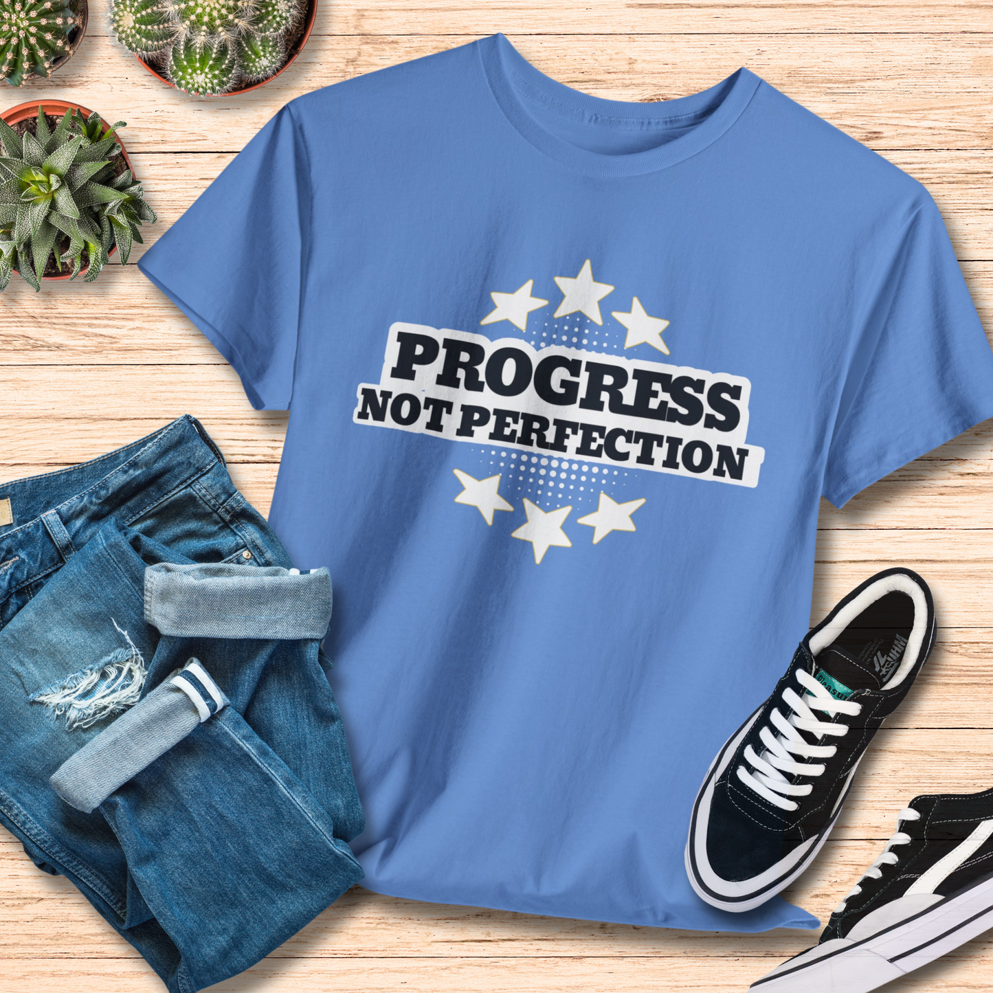 Progress Not Perfection T-Shirt / Motivational Workout Tee