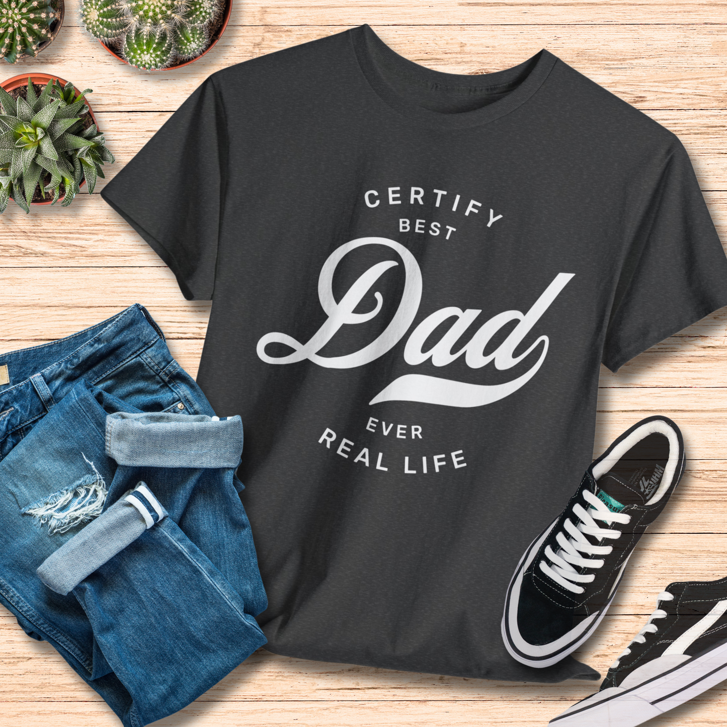 Best Certify Best Dad T-Shirt / Perfect Gift for Dads