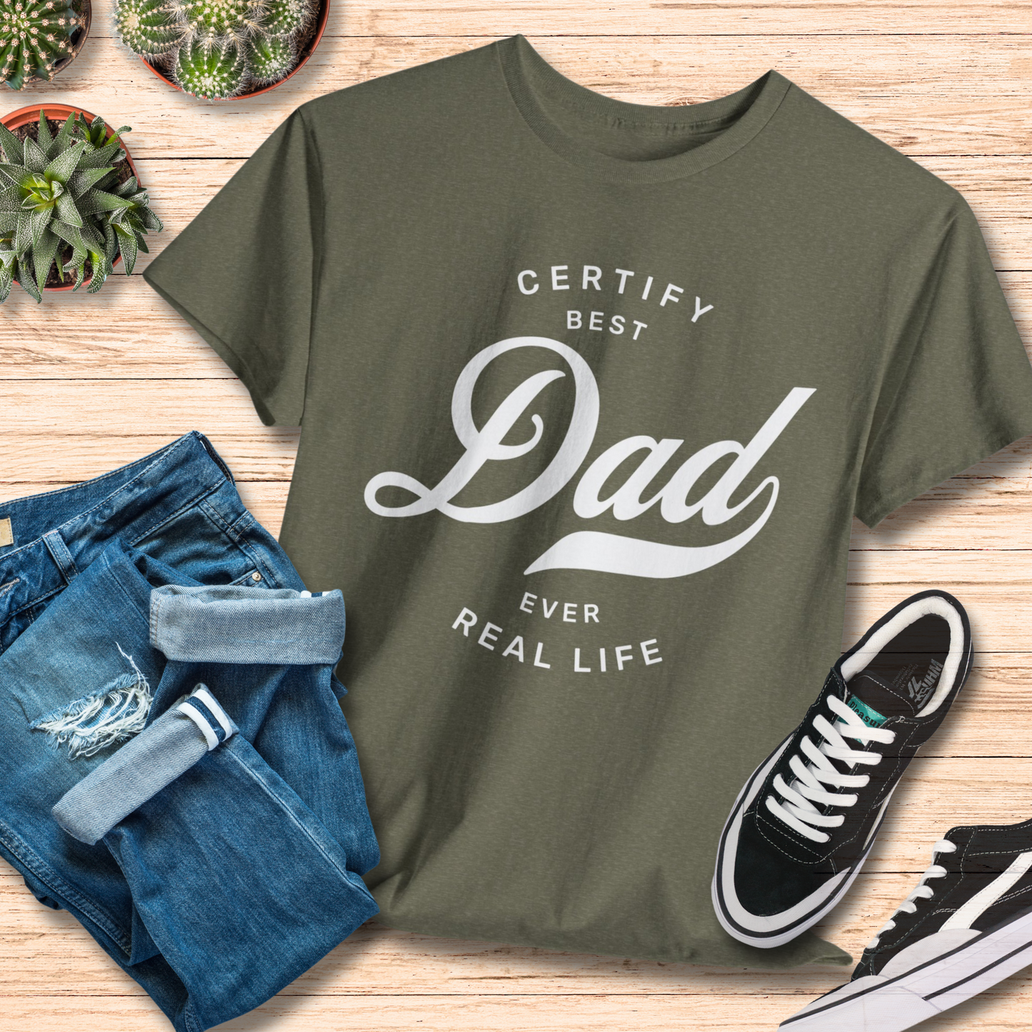 Best Certify Best Dad T-Shirt / Perfect Gift for Dads