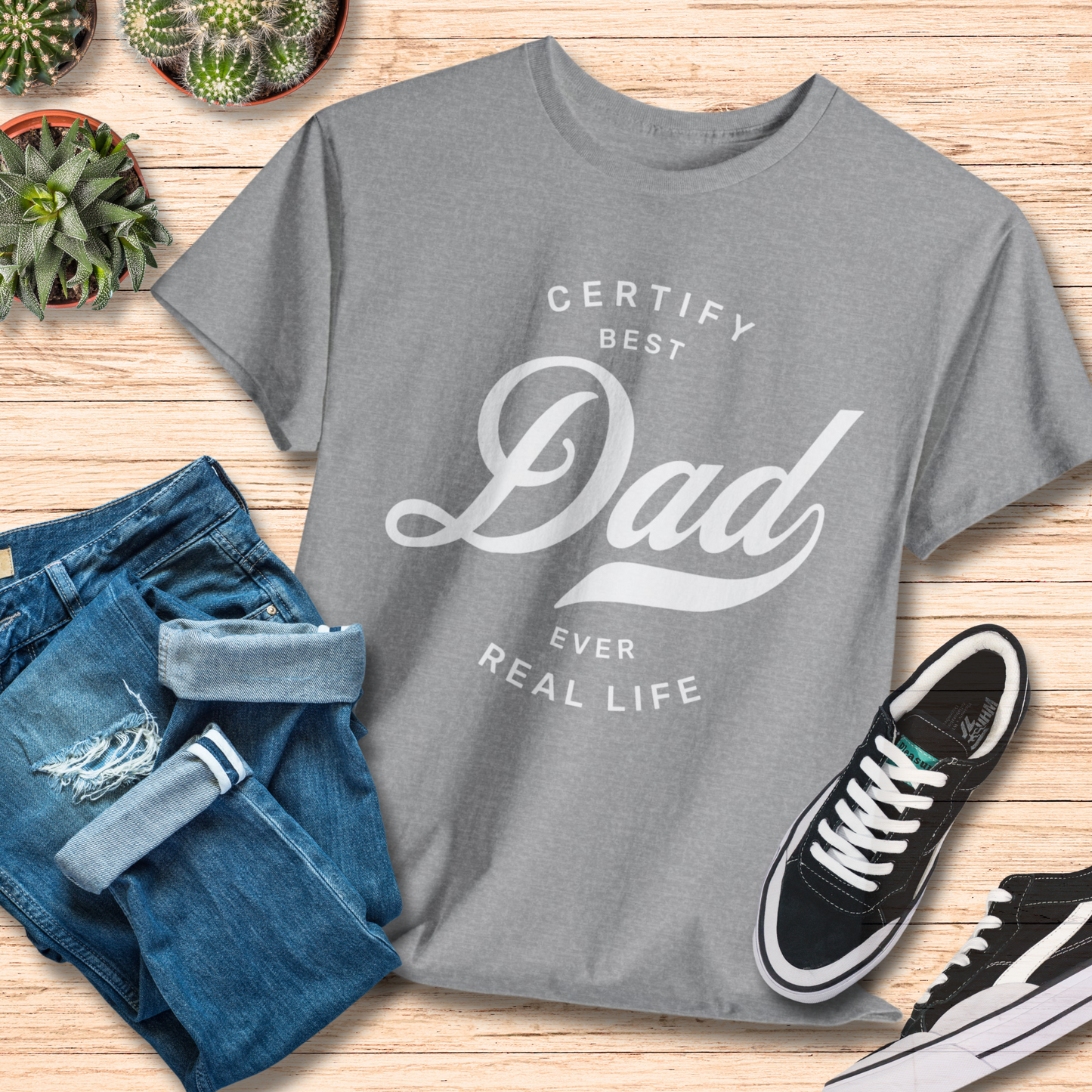 Best Certify Best Dad T-Shirt / Perfect Gift for Dads