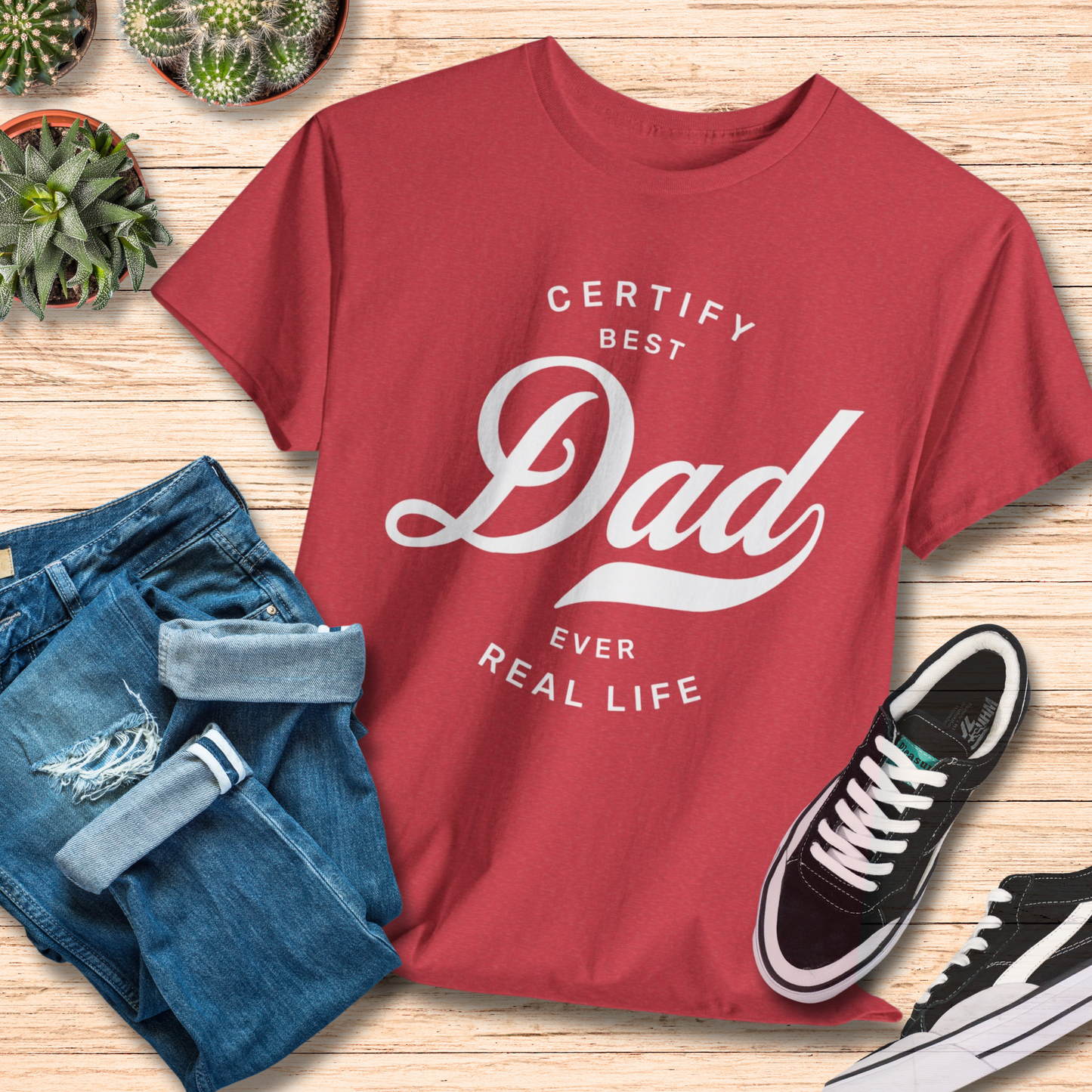 Best Certify Best Dad T-Shirt / Perfect Gift for Dads