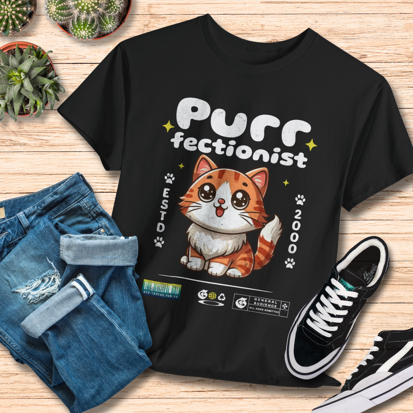 Funny Cat Mom Shirt / Cat Purrfectionist Tee for Cat Lovers