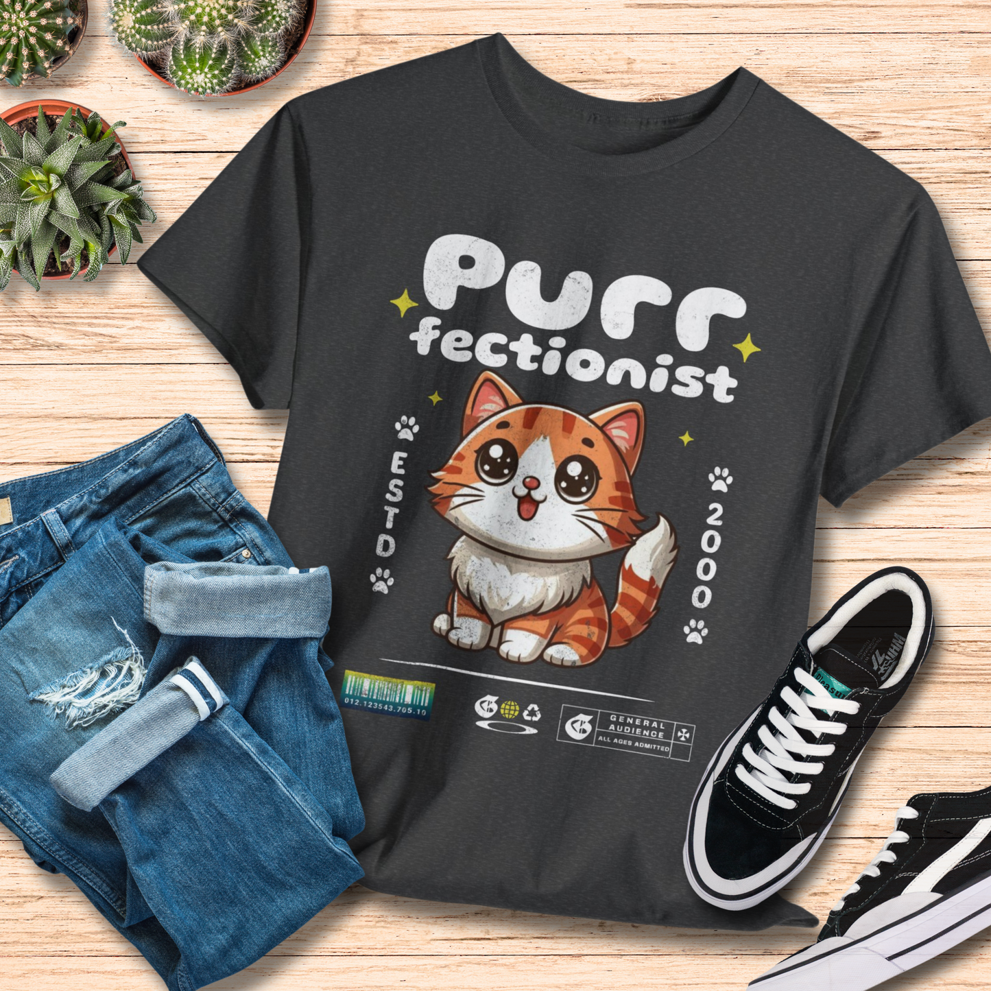 Funny Cat Mom Shirt / Cat Purrfectionist Tee for Cat Lovers