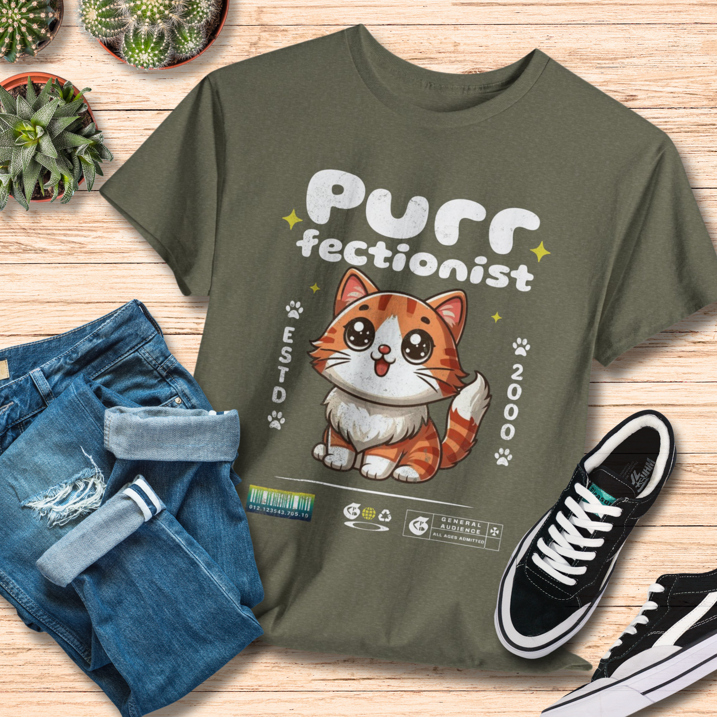 Funny Cat Mom Shirt / Cat Purrfectionist Tee for Cat Lovers