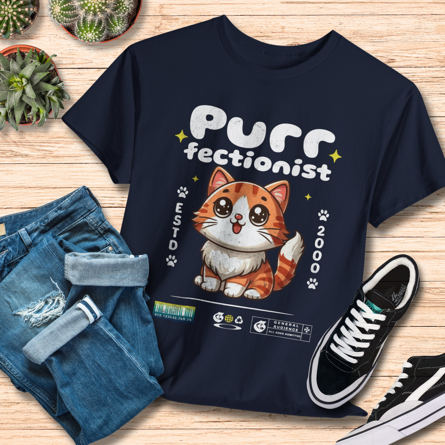 Funny Cat Mom Shirt / Cat Purrfectionist Tee for Cat Lovers