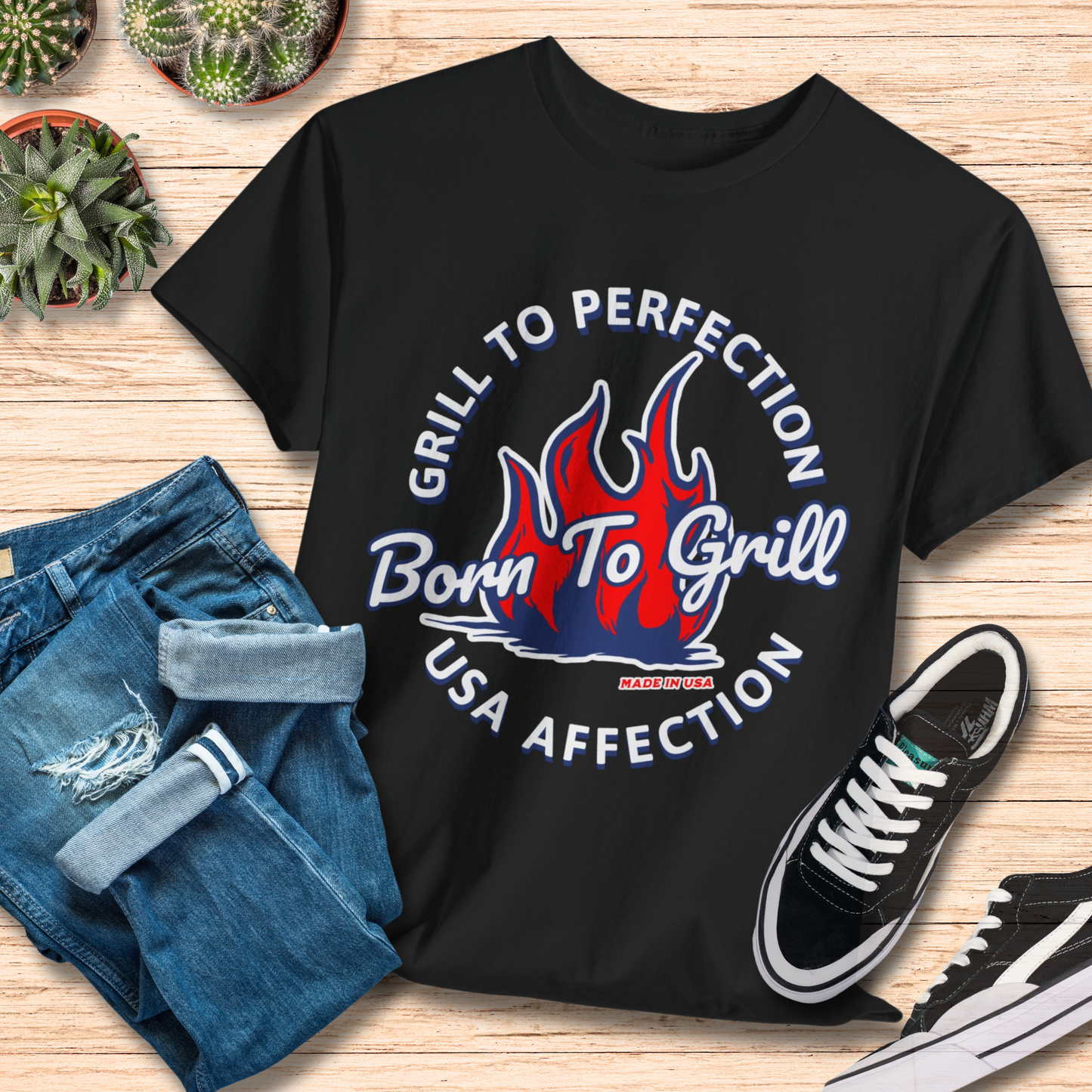 Born to Grill T-Shirt / Perfect BBQ Grilling Shirt