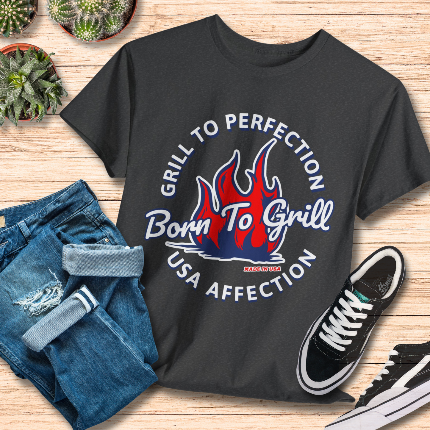 Born to Grill T-Shirt / Perfect BBQ Grilling Shirt