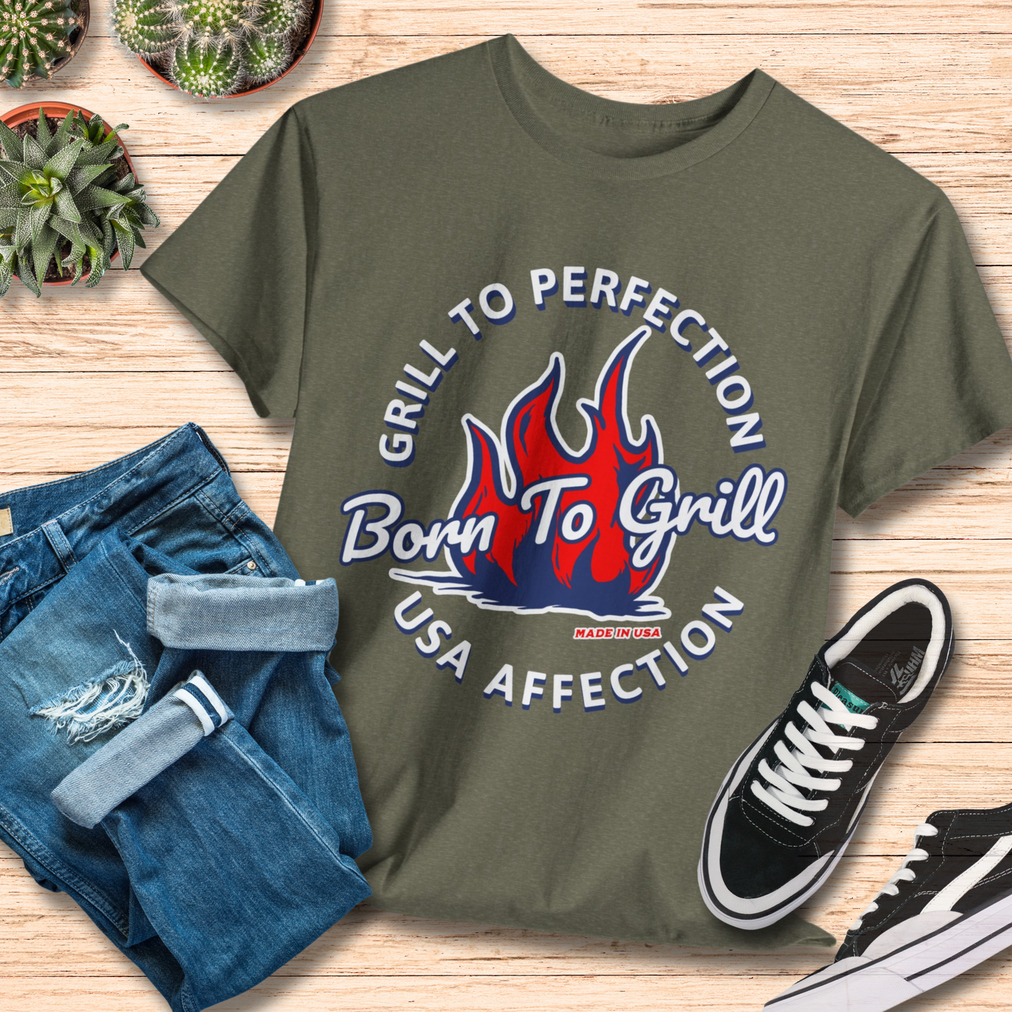 Born to Grill T-Shirt / Perfect BBQ Grilling Shirt