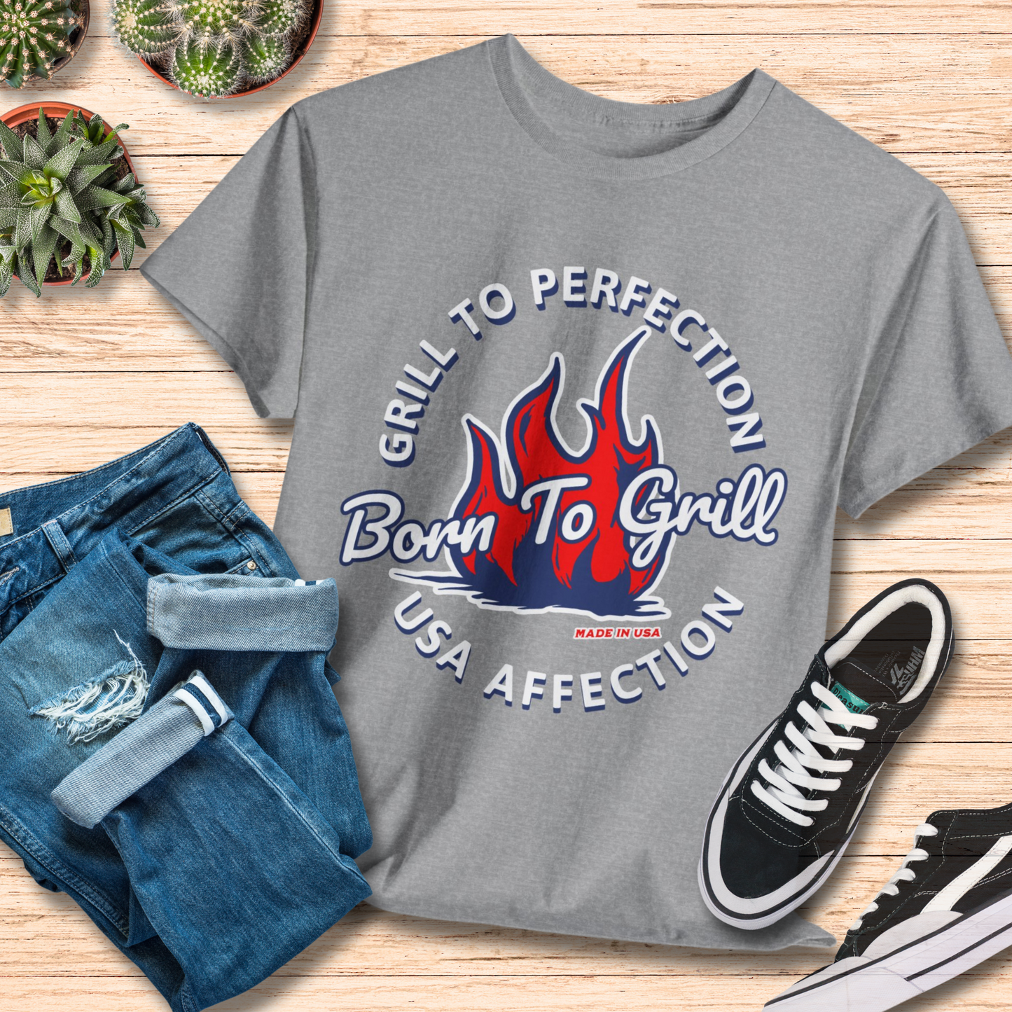 Born to Grill T-Shirt / Perfect BBQ Grilling Shirt