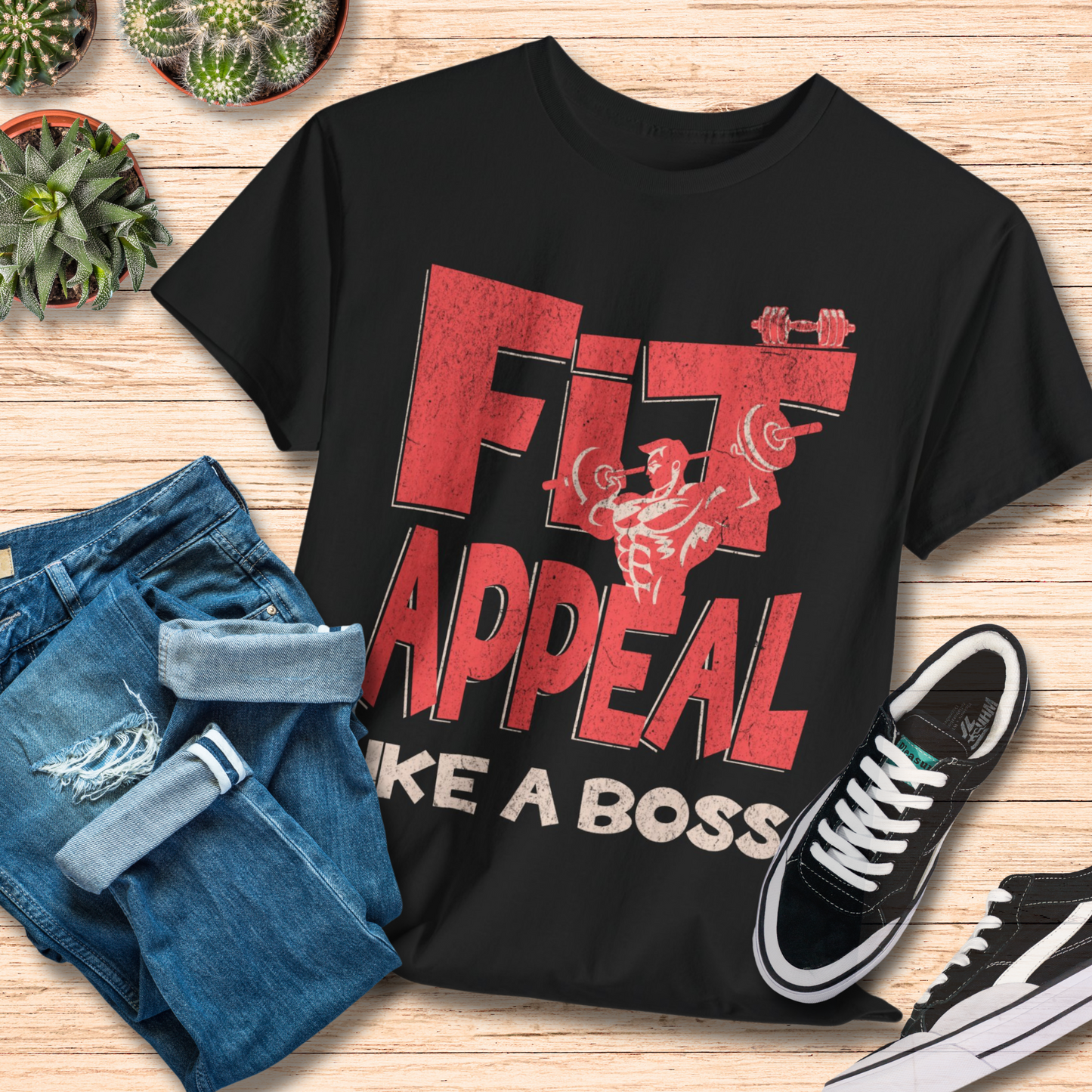 Boss Up with Fit Appeal Shirt / Stylish Fitness T-Shirt