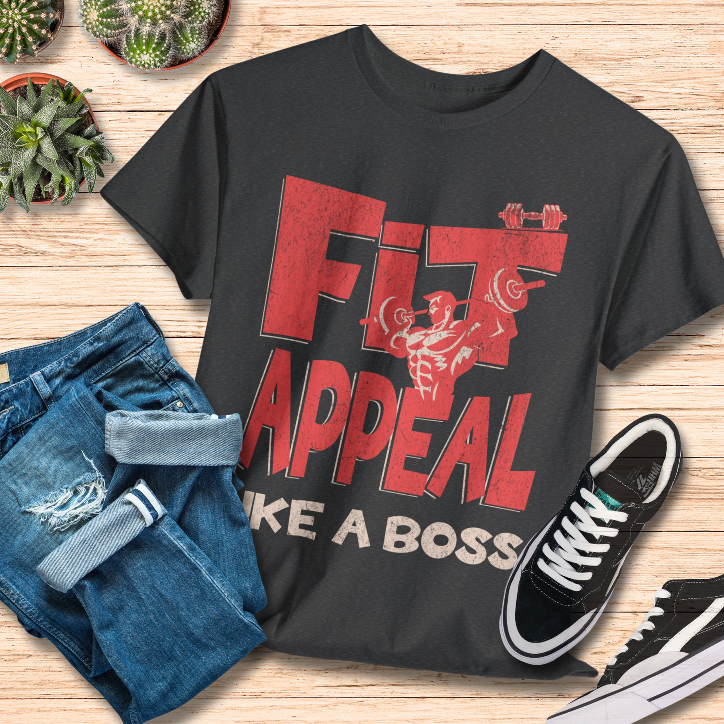 Boss Up with Fit Appeal Shirt / Stylish Fitness T-Shirt