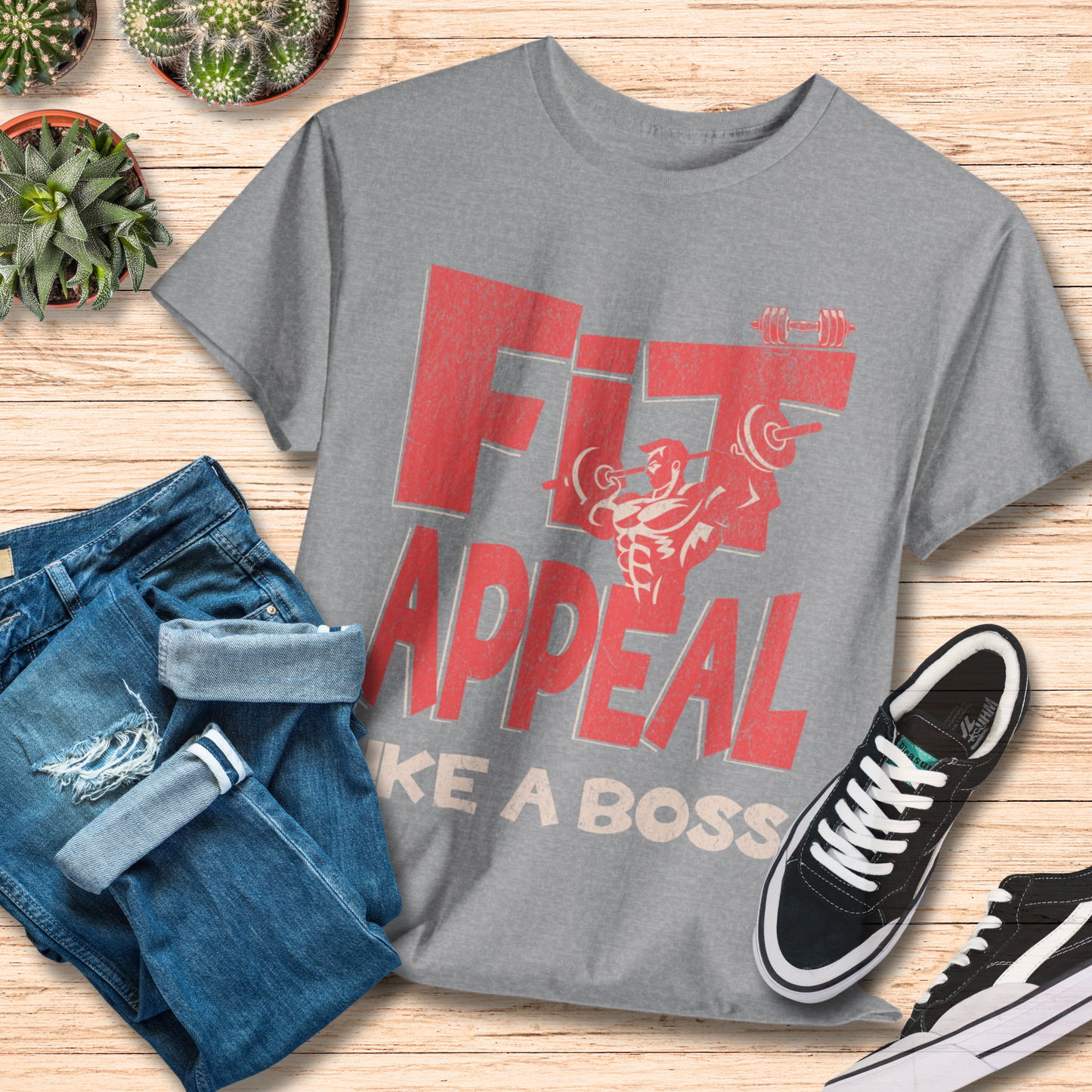 Boss Up with Fit Appeal Shirt / Stylish Fitness T-Shirt