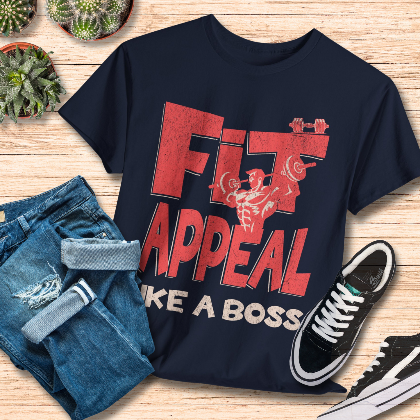 Boss Up with Fit Appeal Shirt / Stylish Fitness T-Shirt