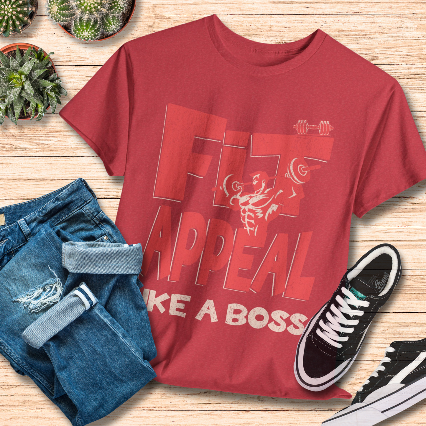 Boss Up with Fit Appeal Shirt / Stylish Fitness T-Shirt