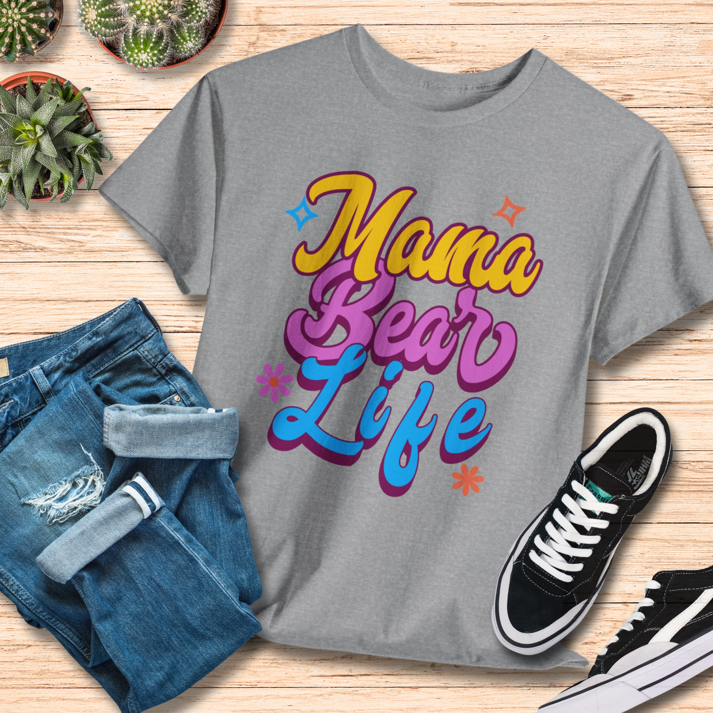 Mama Bear Life T-Shirt / Motherhood Pride Tee