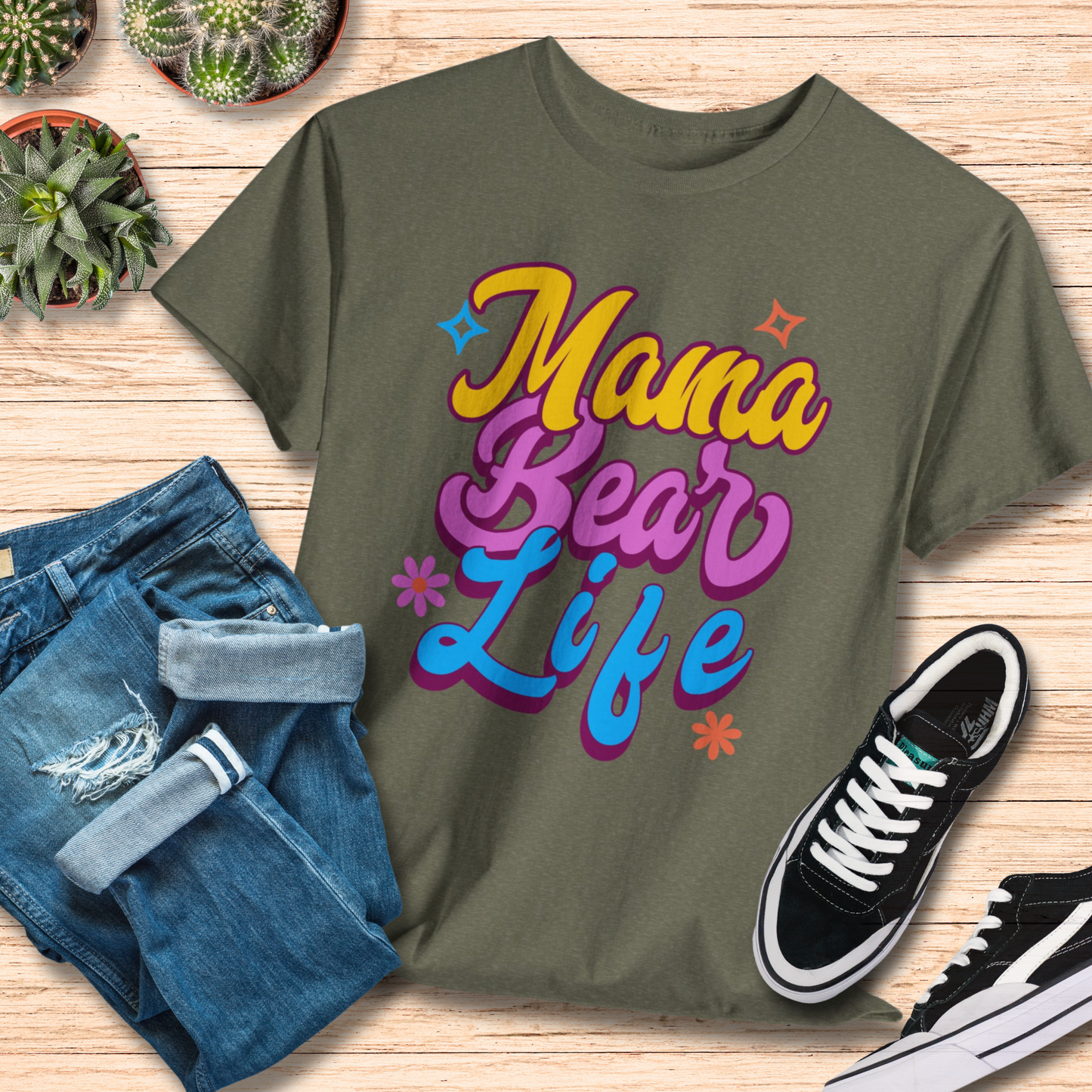 Mama Bear Life T-Shirt / Motherhood Pride Tee