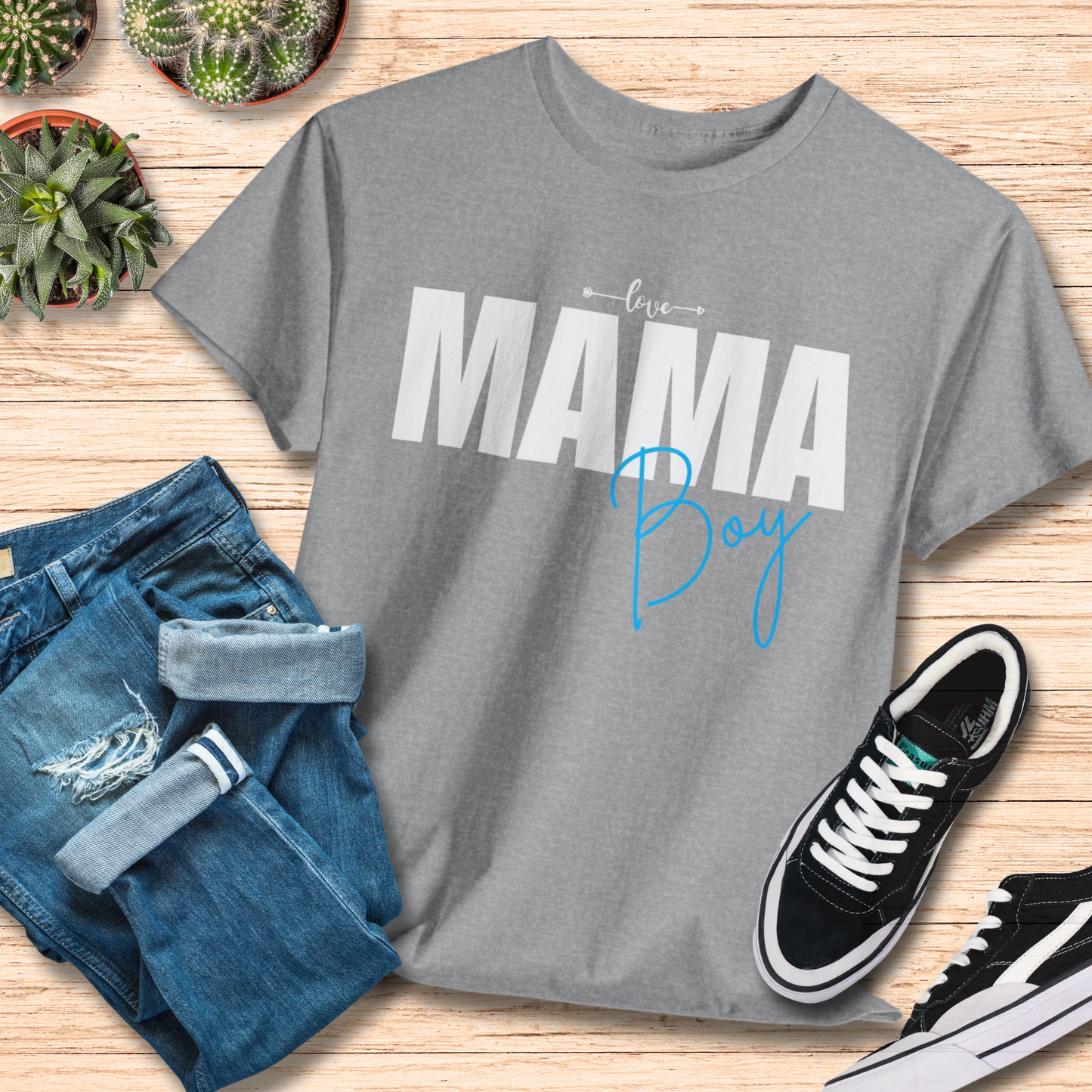 Mama Boy T-Shirt / Proud Mom of Boys Tee