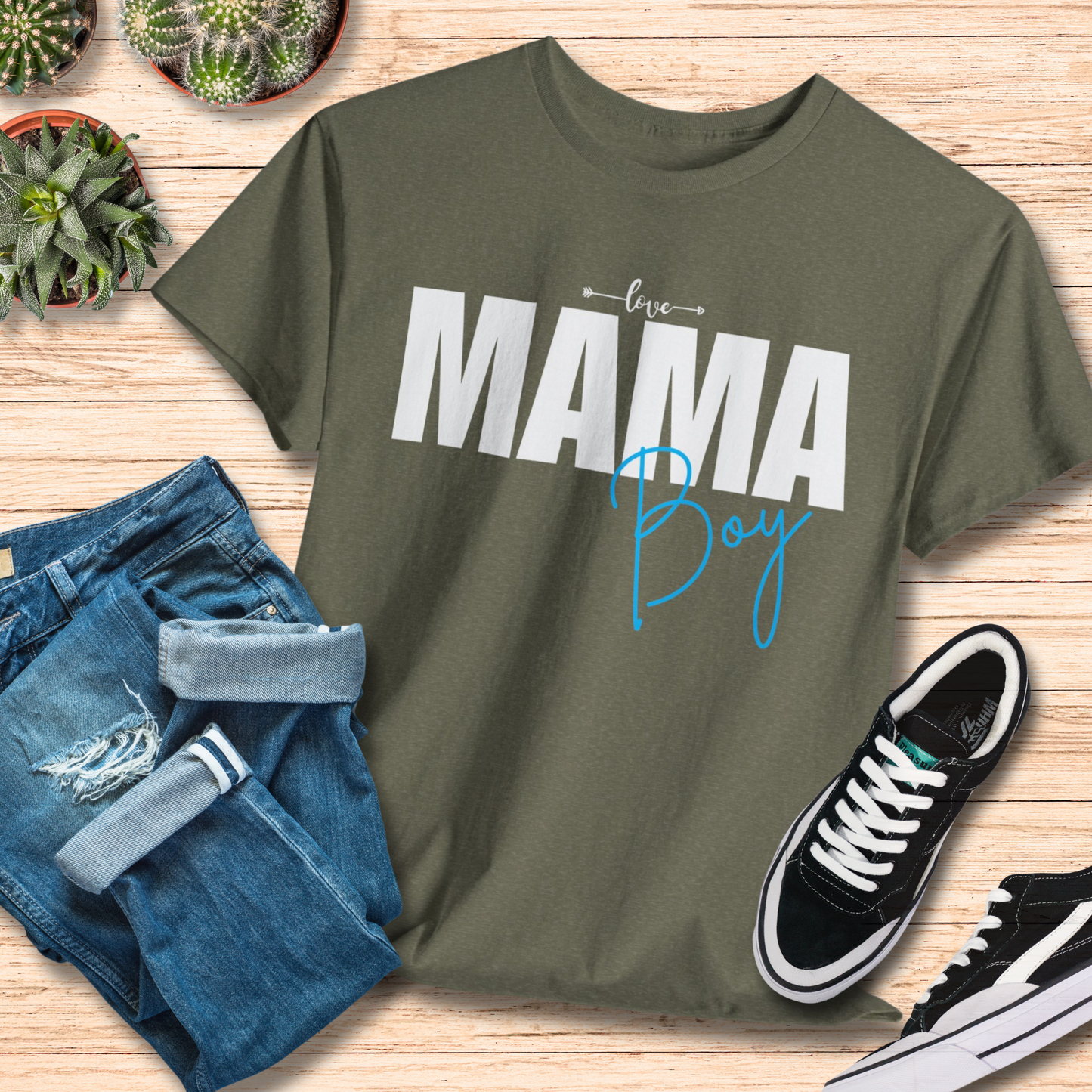 Mama Boy T-Shirt / Proud Mom of Boys Tee