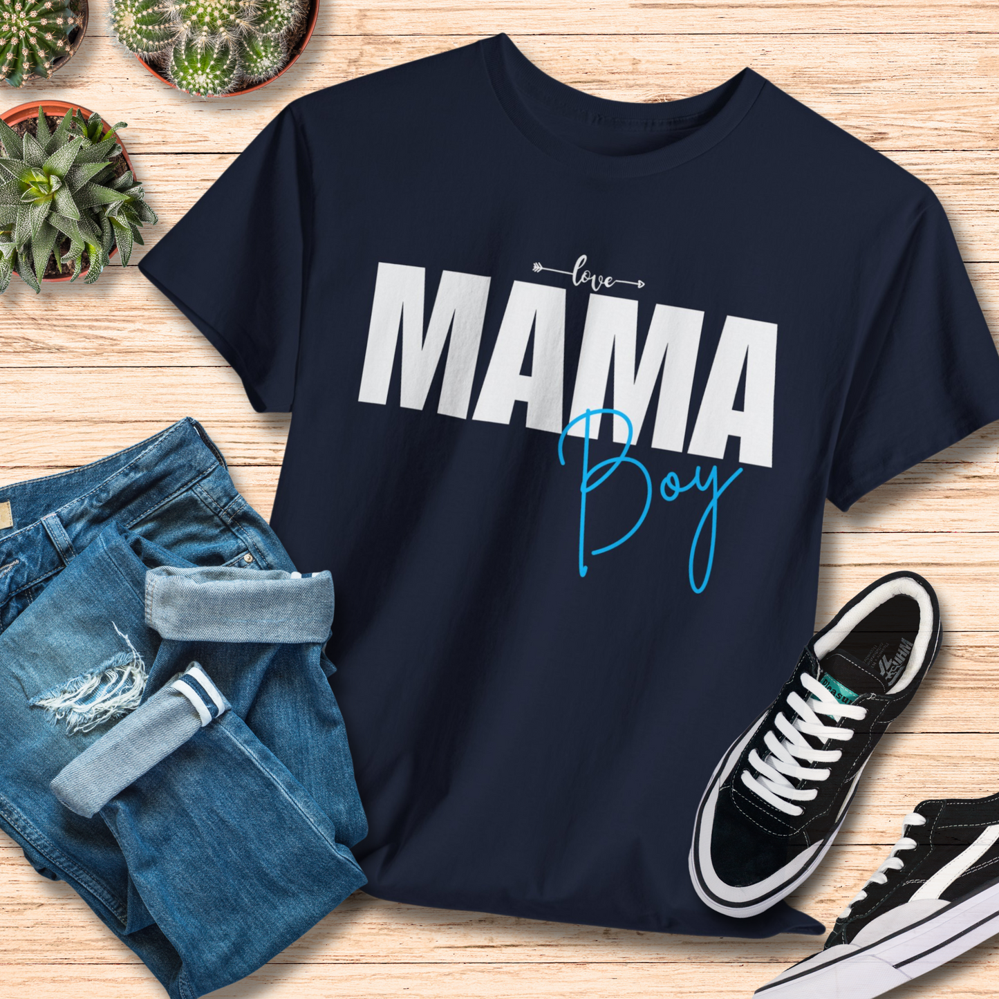 Mama Boy T-Shirt / Proud Mom of Boys Tee