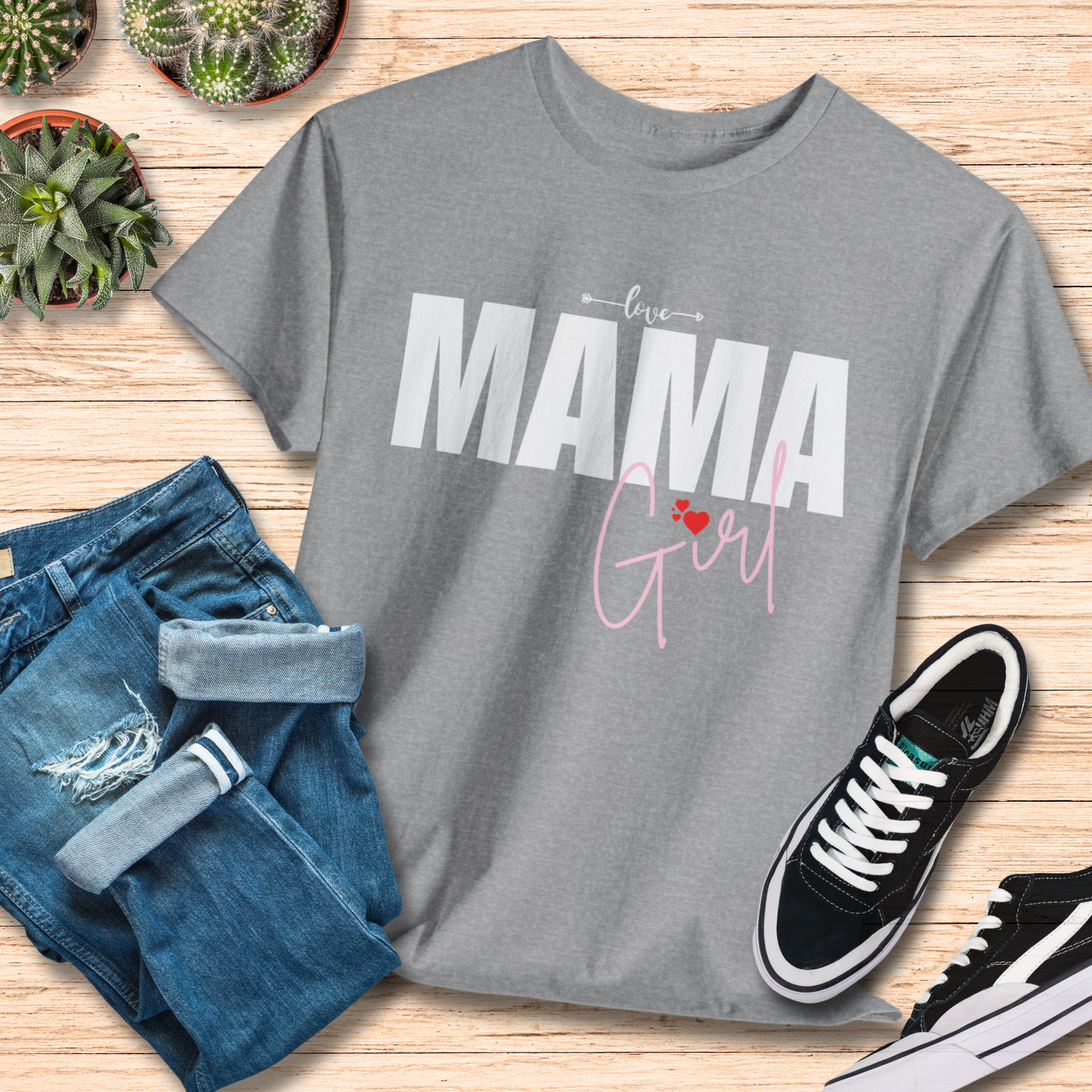 Mama Girl T-Shirt / Proud Mom of Girls Tee