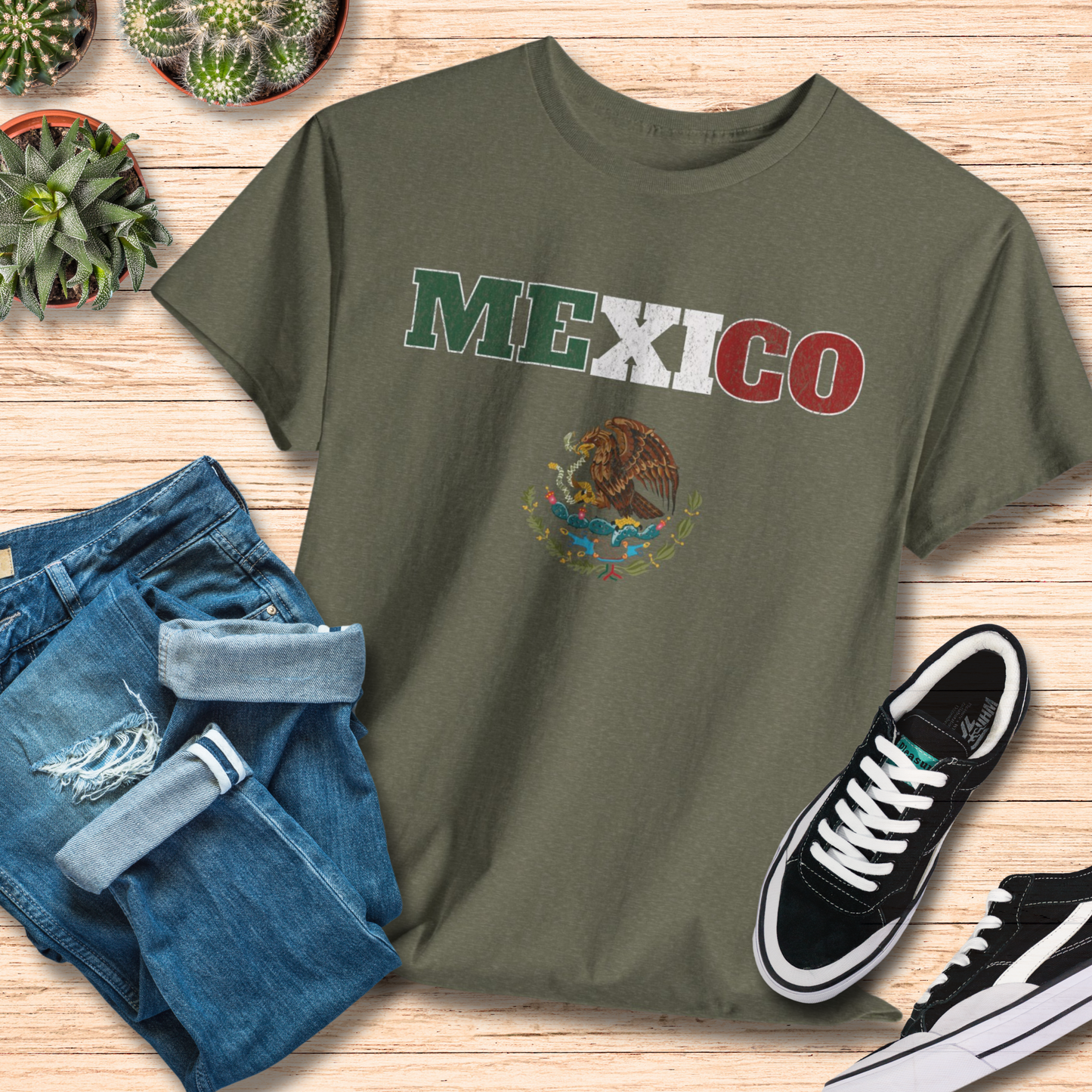 Mexican Seal Eagle T-Shirt / Proud Mexican Heritage Tee