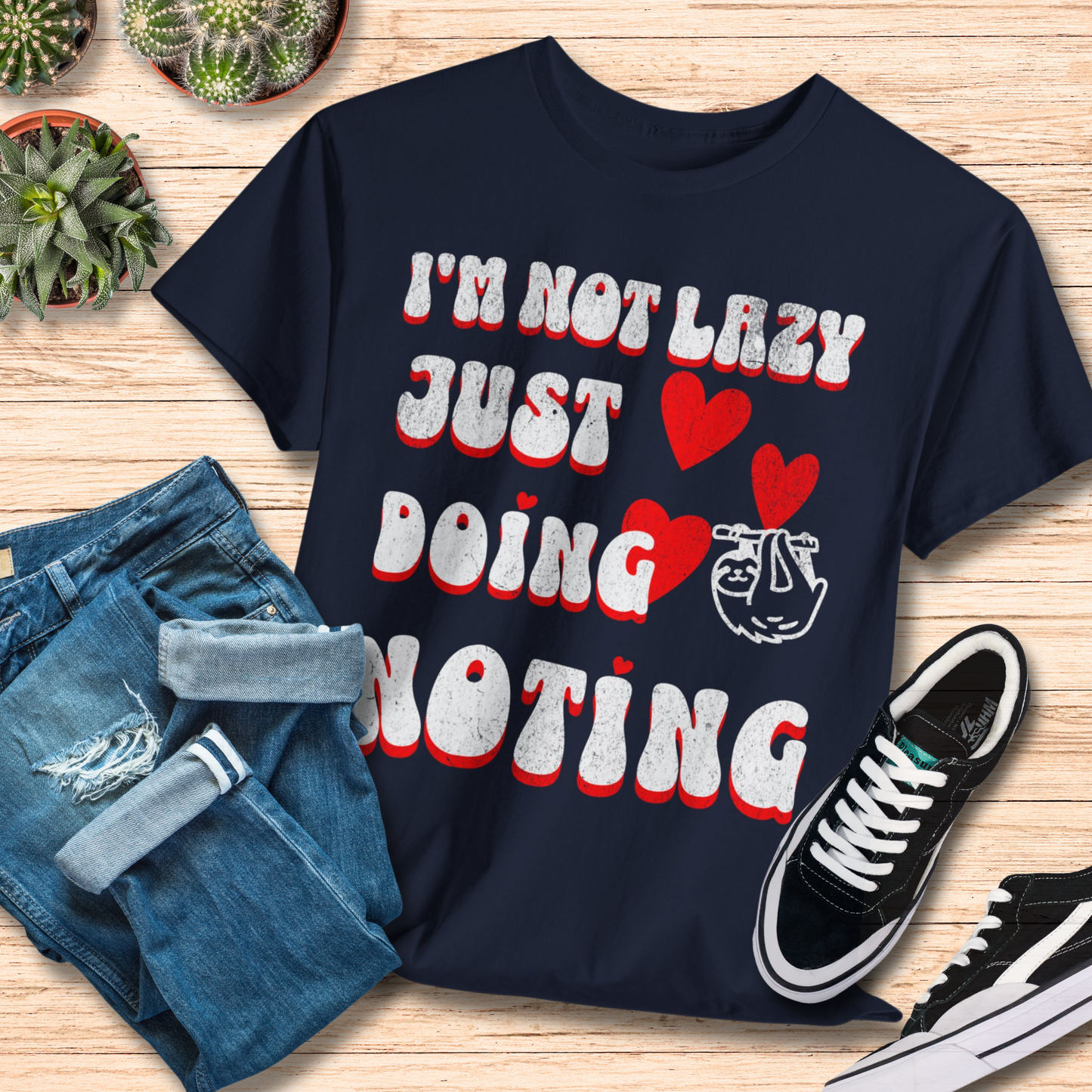 Funny Sloth Lover Shirt / I'm Not Lazy T-Shirt